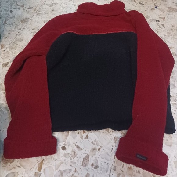 Columbia Sweaters - Columbia Womens Turtle Neck Sweater Large Red & Black